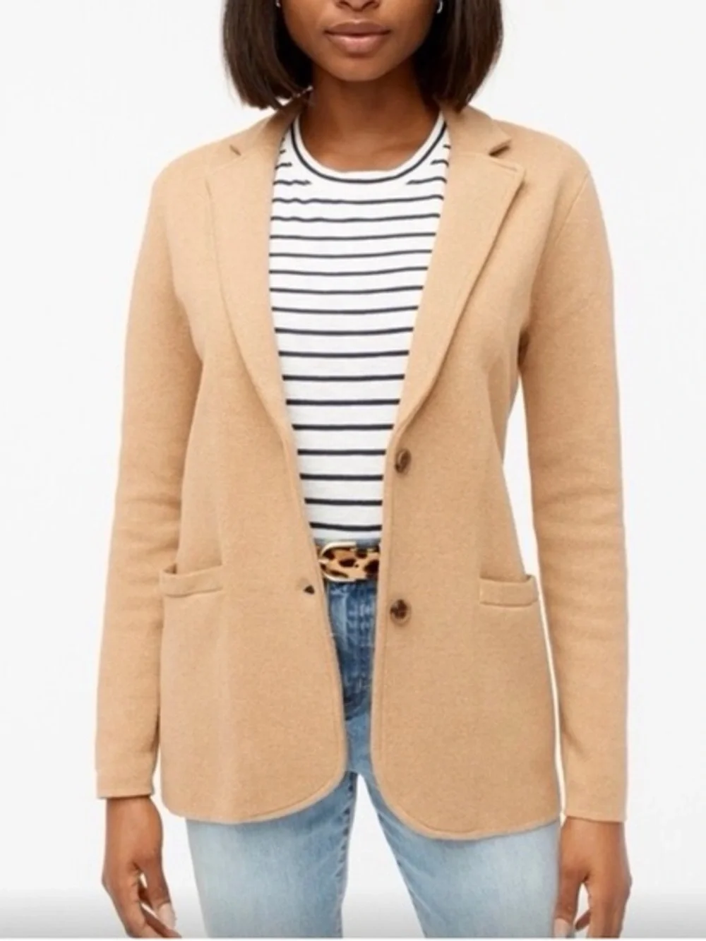 J. Crew Heather Acorn Sweater Blazer Size Small